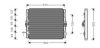 ASHUKI T557-34 Condenser, air conditioning